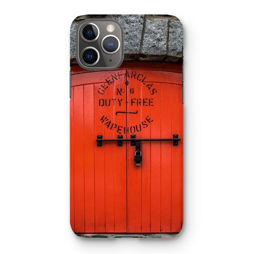 Glenfarclas Distillery Duty Free Warehouse 6 Snap Phone Case iPhone 11 Pro / Gloss by Wandering Spirits Global