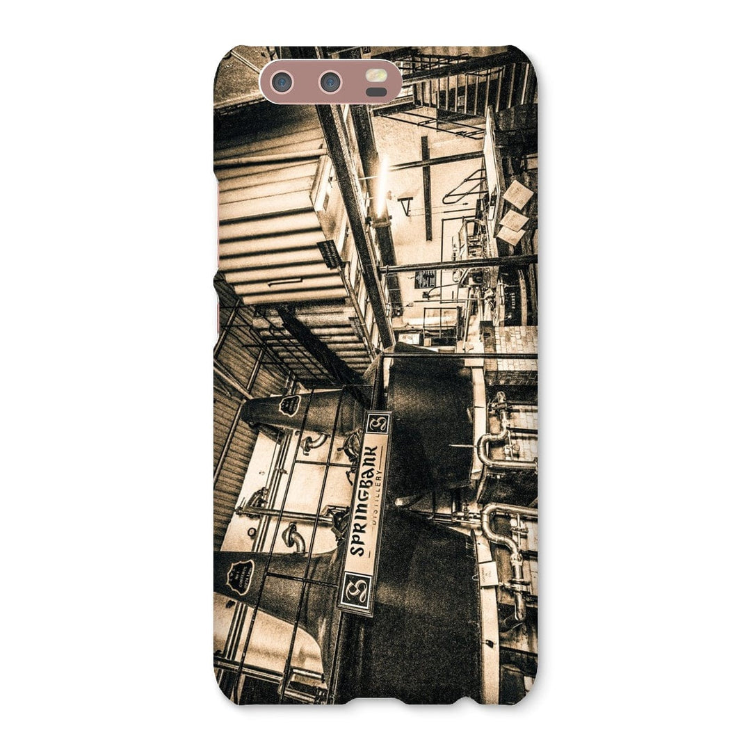 Springbank Distillery Black and White Snap Phone Case Huawei P10 / Gloss by Wandering Spirits Global