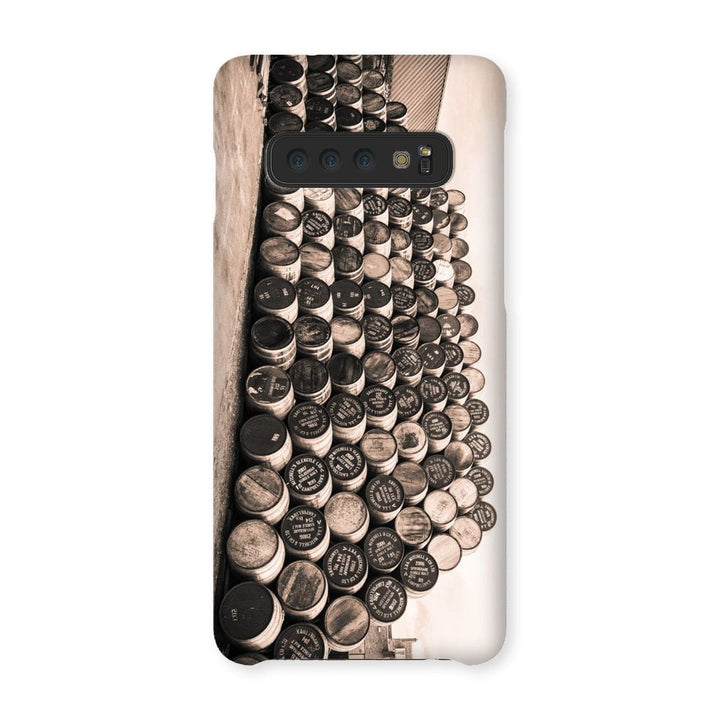 Empty Glengyle Casks Sepia Toned Snap Phone Case Samsung Galaxy S10 / Gloss by Wandering Spirits Global