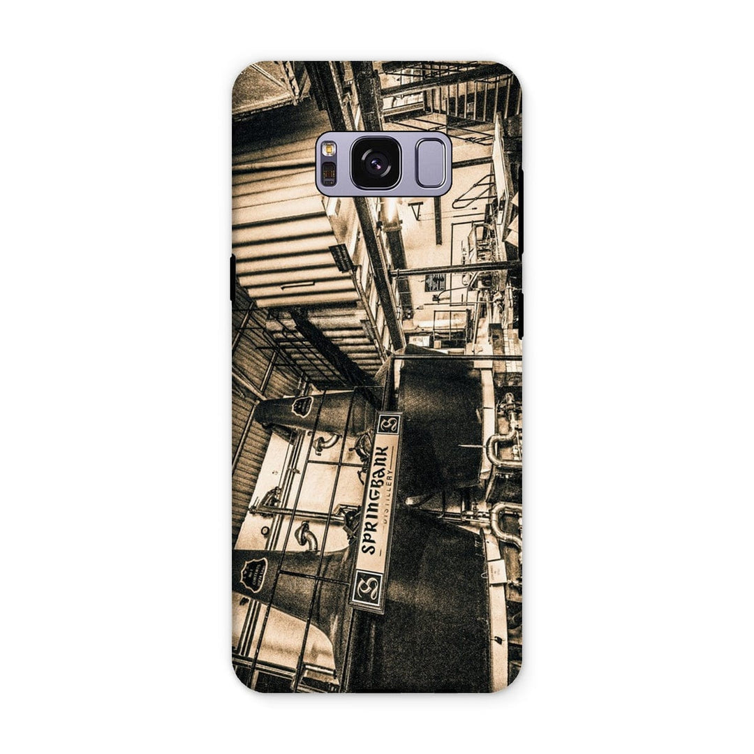 Springbank Distillery Black and White Tough Phone Case Samsung Galaxy S8 Plus / Gloss by Wandering Spirits Global