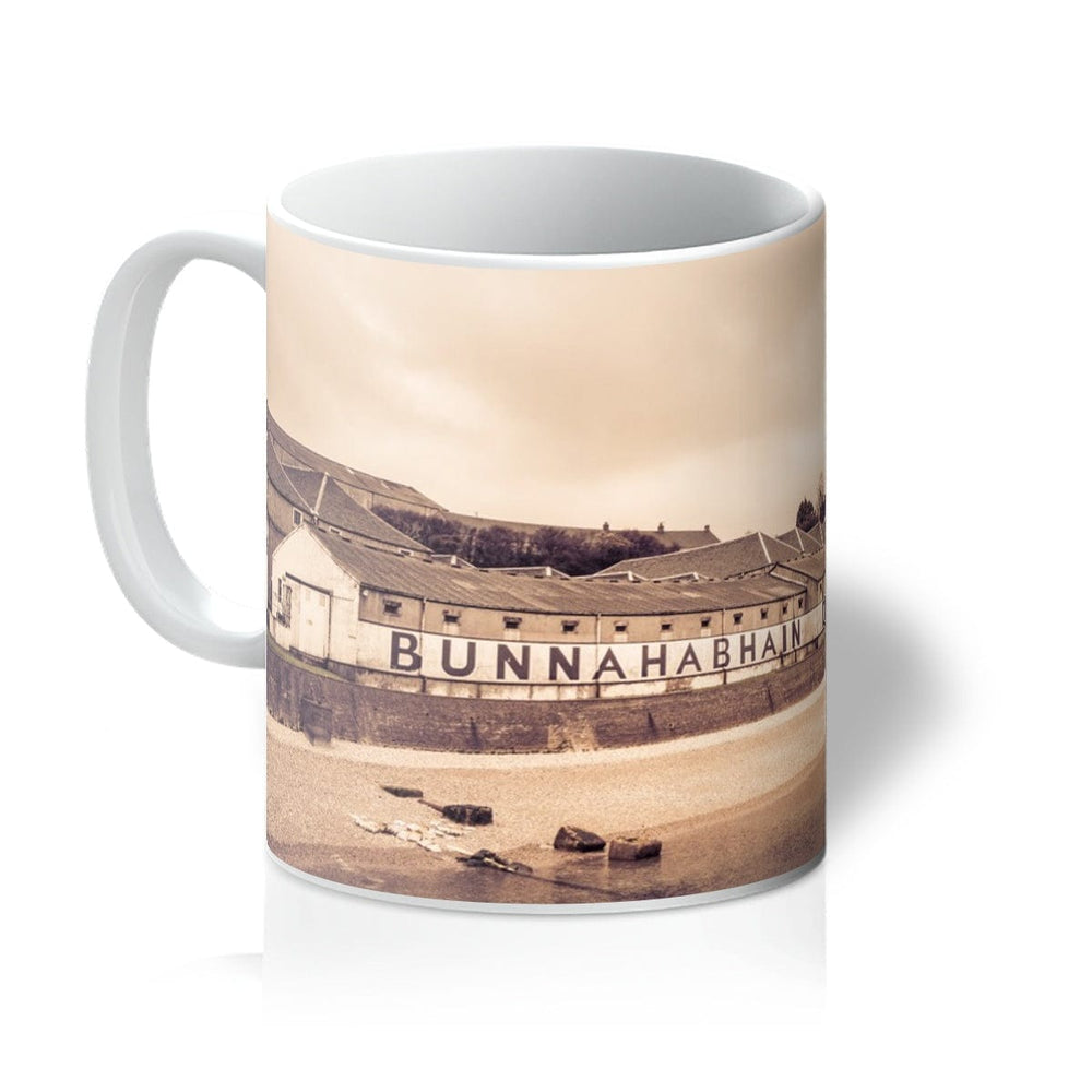 Bunnahabhain Distillery Warehouse Soft Colour Mug 11oz / White by Wandering Spirits Global