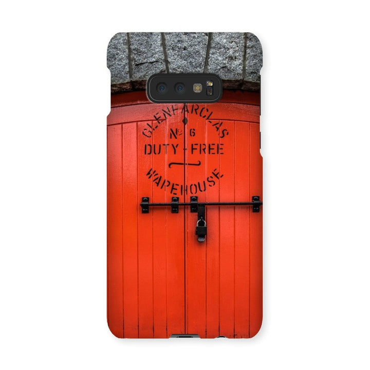 Glenfarclas Distillery Duty Free Warehouse 6 Snap Phone Case Samsung Galaxy S10E / Gloss by Wandering Spirits Global