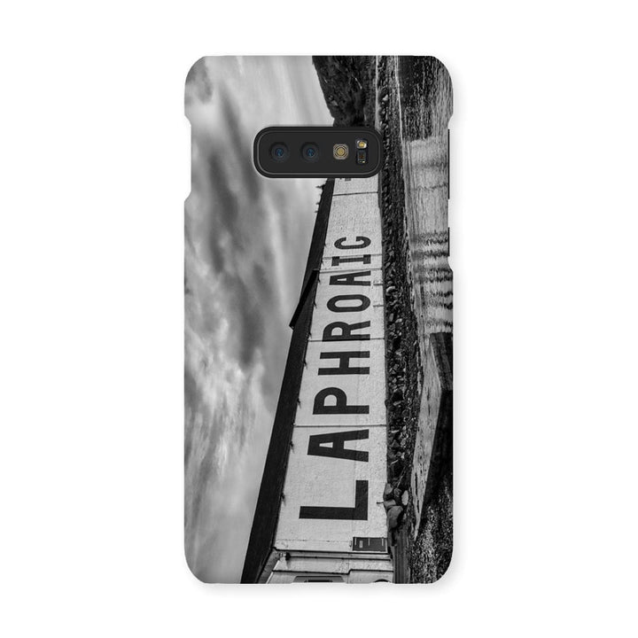Laphroaig Distillery Islay Black and White Snap Phone Case Samsung Galaxy S10E / Gloss by Wandering Spirits Global