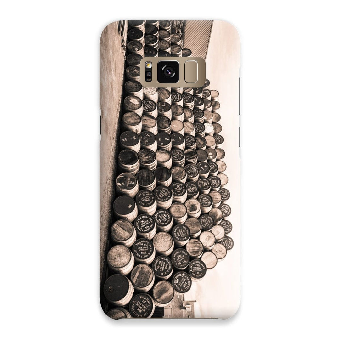 Empty Glengyle Casks Sepia Toned Snap Phone Case Samsung Galaxy S8 / Gloss by Wandering Spirits Global