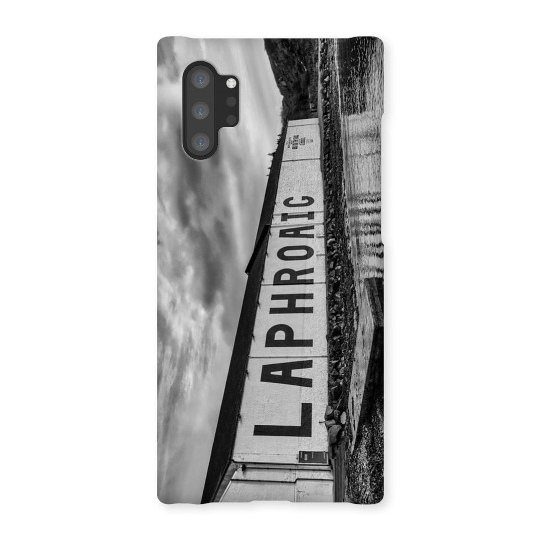 Laphroaig Distillery Islay Black and White Snap Phone Case Samsung Galaxy Note 10P / Gloss by Wandering Spirits Global