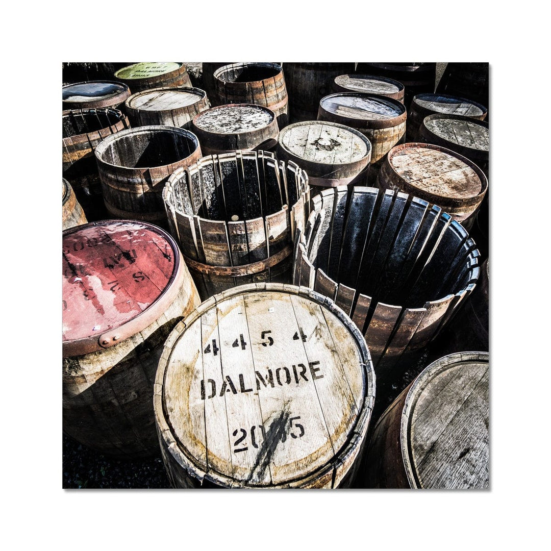 Dalmore Distillery Casks C-Type Print 12"x12" by Wandering Spirits Global
