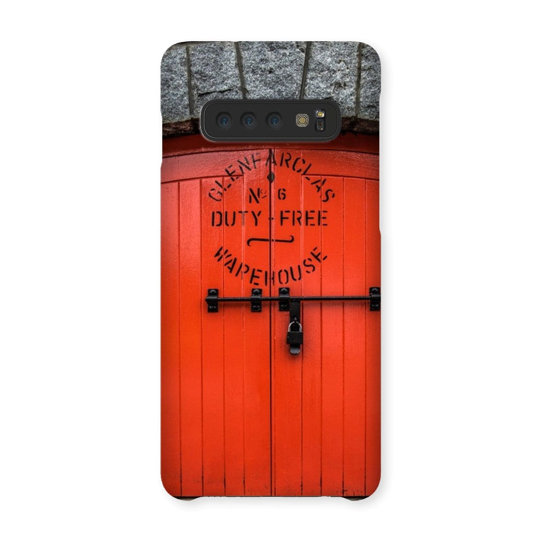 Glenfarclas Distillery Duty Free Warehouse 6 Snap Phone Case Samsung Galaxy S10 / Gloss by Wandering Spirits Global