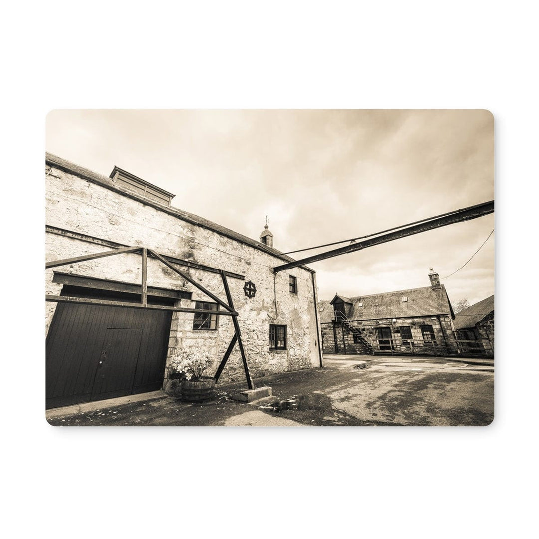 Brora Still Room Golden Black and White Placemat Single Placemat by Wandering Spirits Global