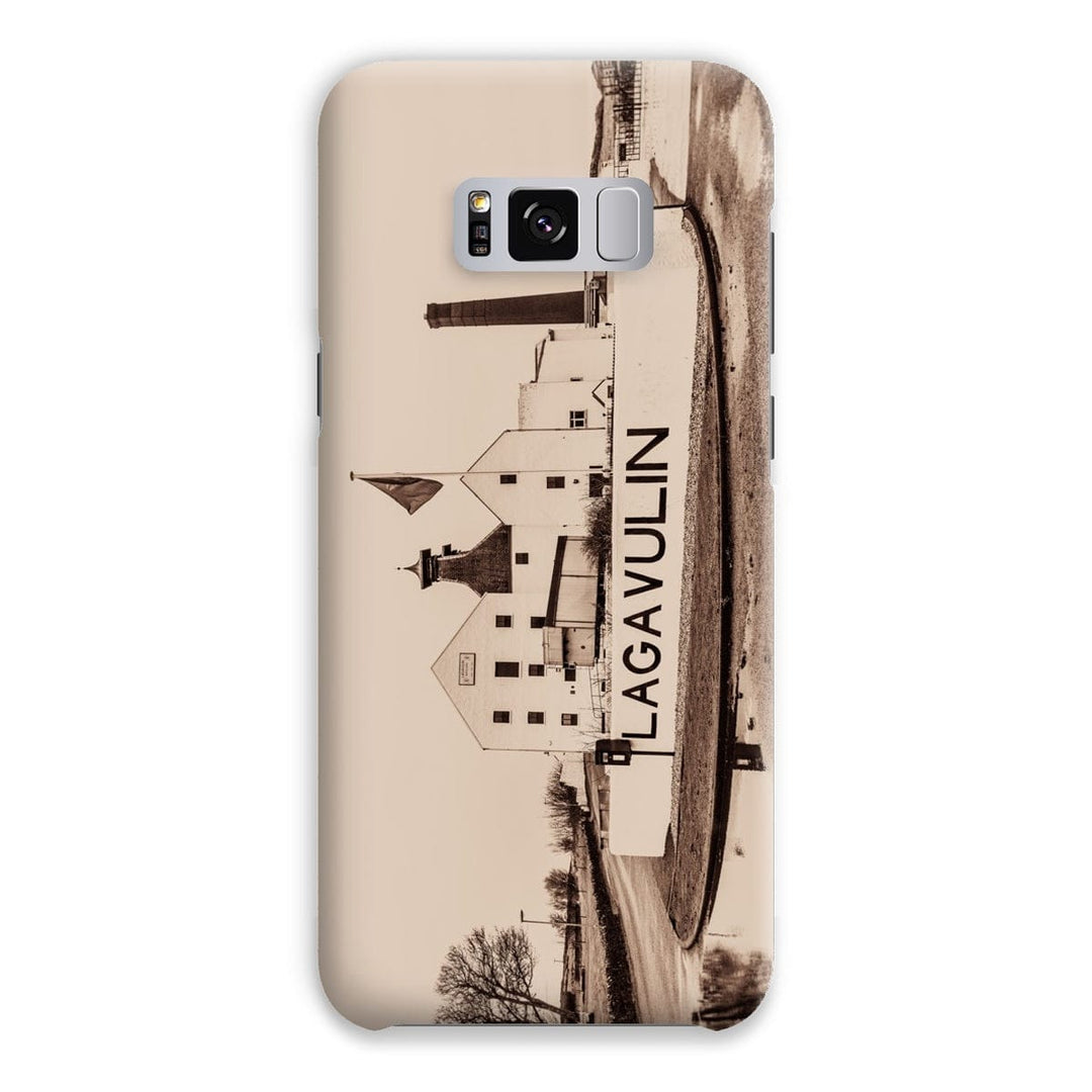 Lagavulin Distillery Sepia Toned Snap Phone Case Samsung Galaxy S8 Plus / Gloss by Wandering Spirits Global
