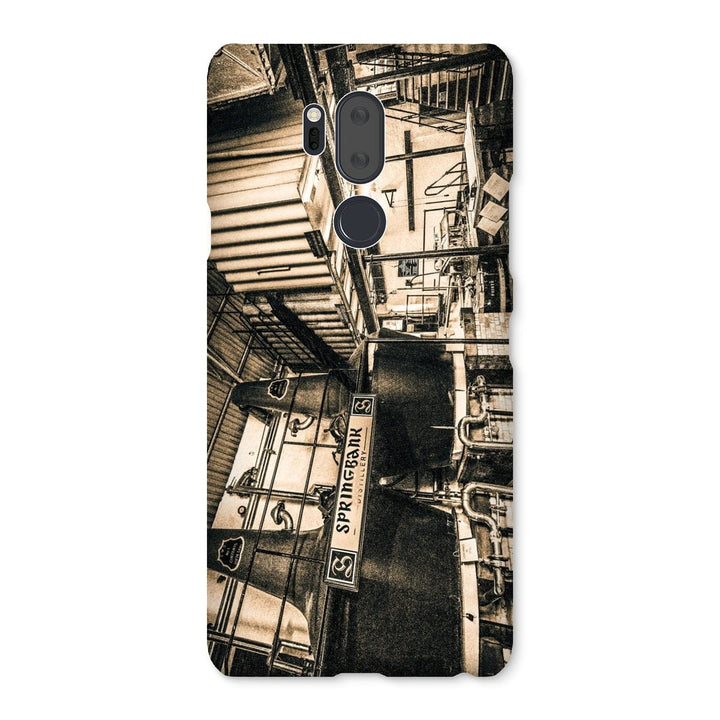 Springbank Distillery Black and White Snap Phone Case LG G7 / Gloss by Wandering Spirits Global
