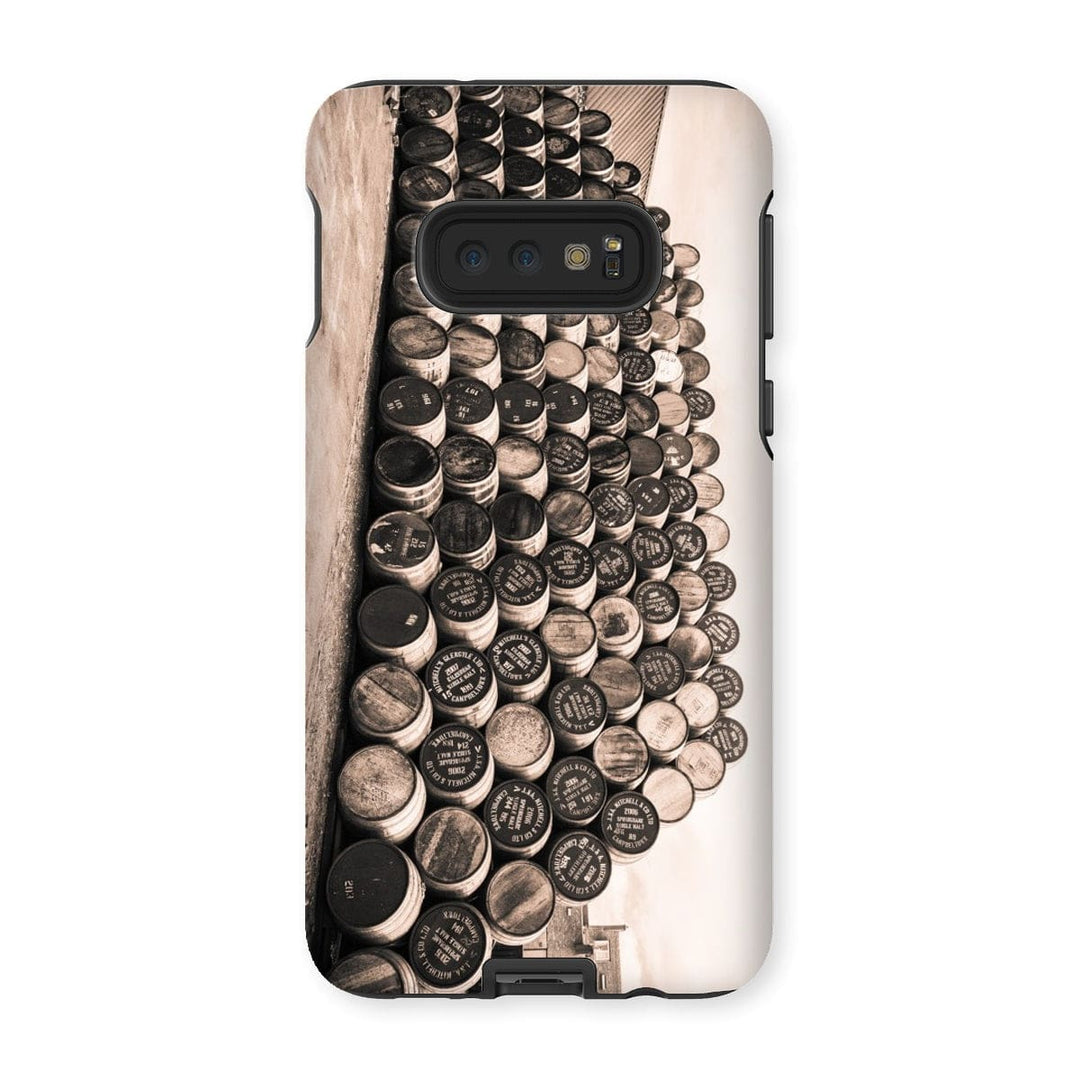 Empty Glengyle Casks Sepia Toned Tough Phone Case Samsung Galaxy S10E / Gloss by Wandering Spirits Global
