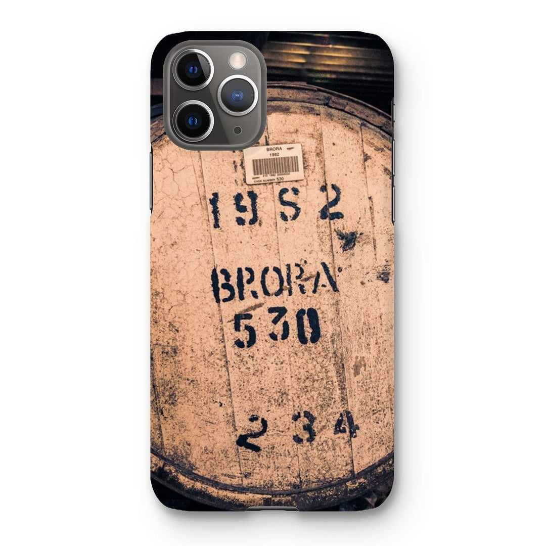 Brora 1982 Cask Snap Phone Case iPhone 11 Pro / Gloss by Wandering Spirits Global