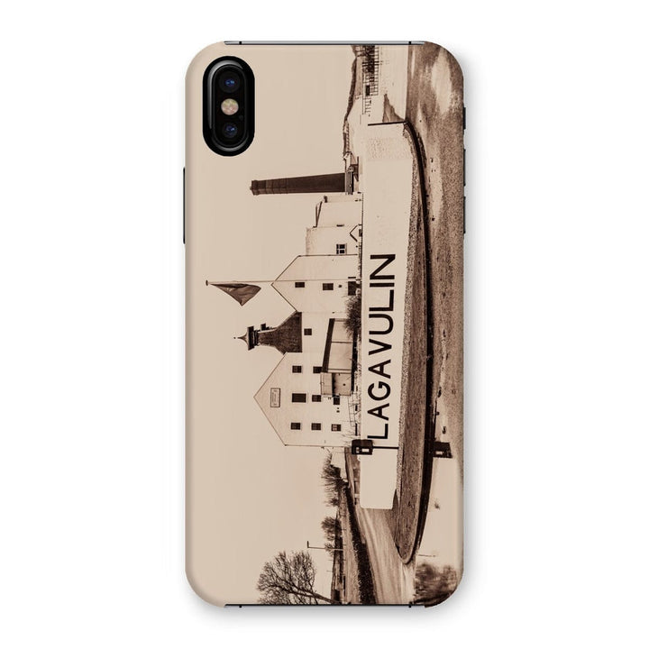 Lagavulin Distillery Sepia Toned Snap Phone Case iPhone XS / Gloss by Wandering Spirits Global