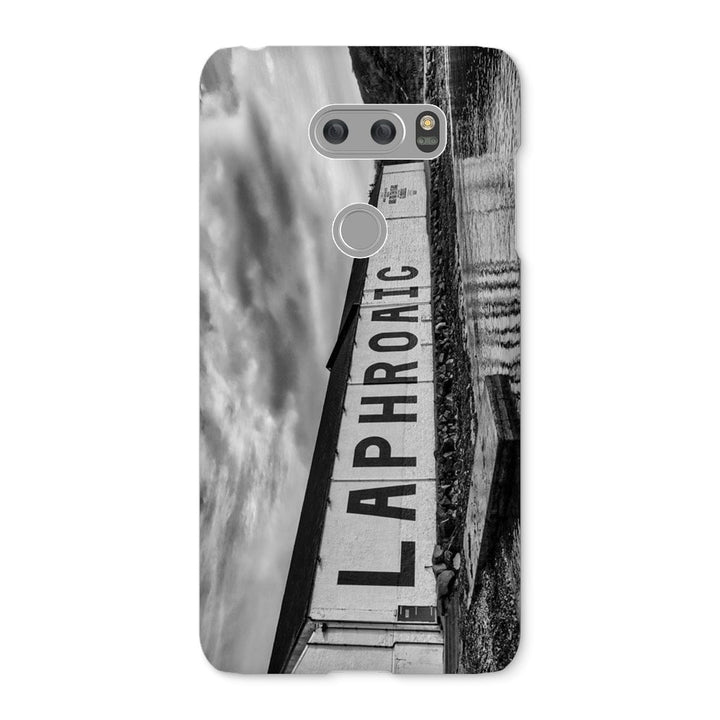 Laphroaig Distillery Islay Black and White Snap Phone Case LG V30 / Gloss by Wandering Spirits Global