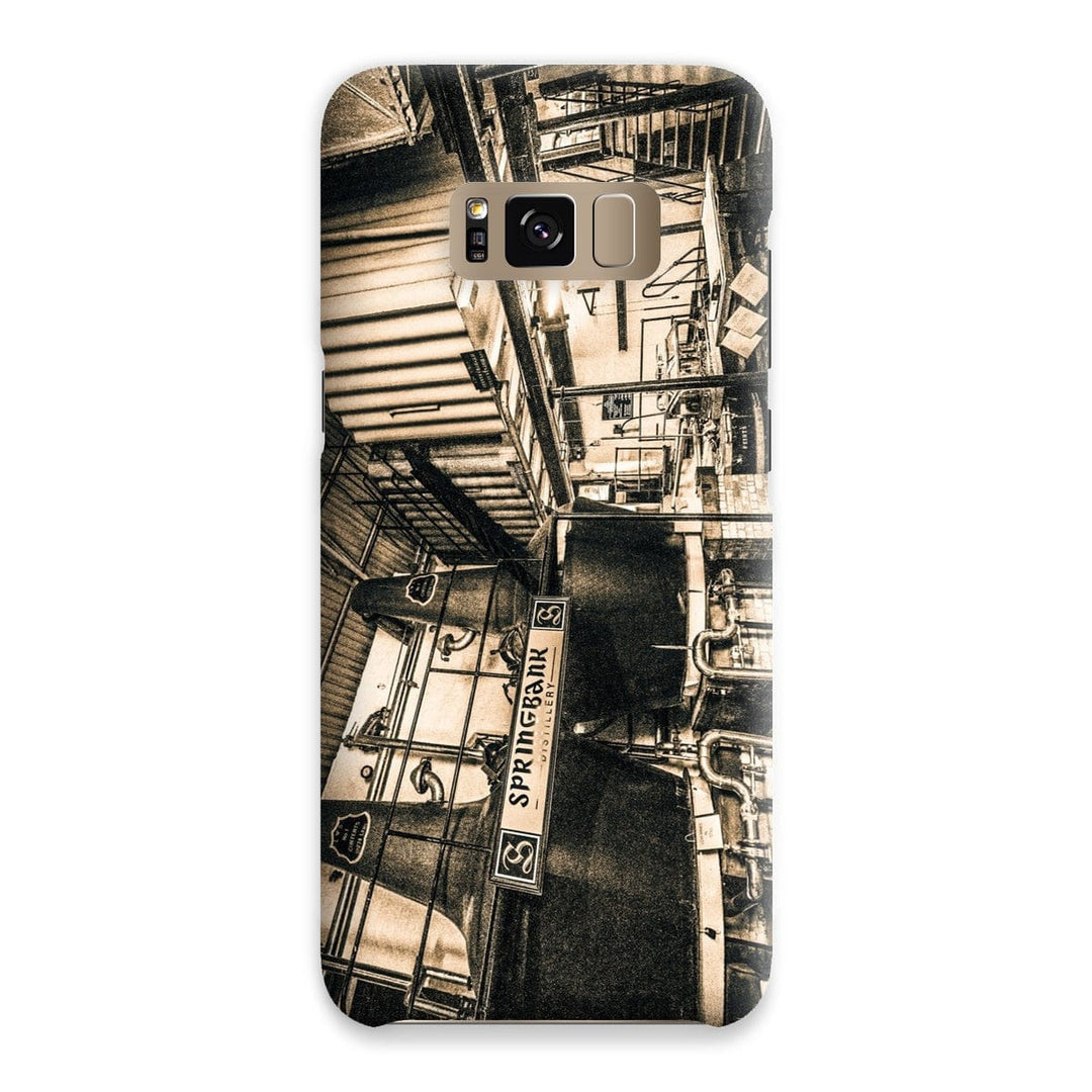 Springbank Distillery Black and White Snap Phone Case Samsung Galaxy S8 / Gloss by Wandering Spirits Global