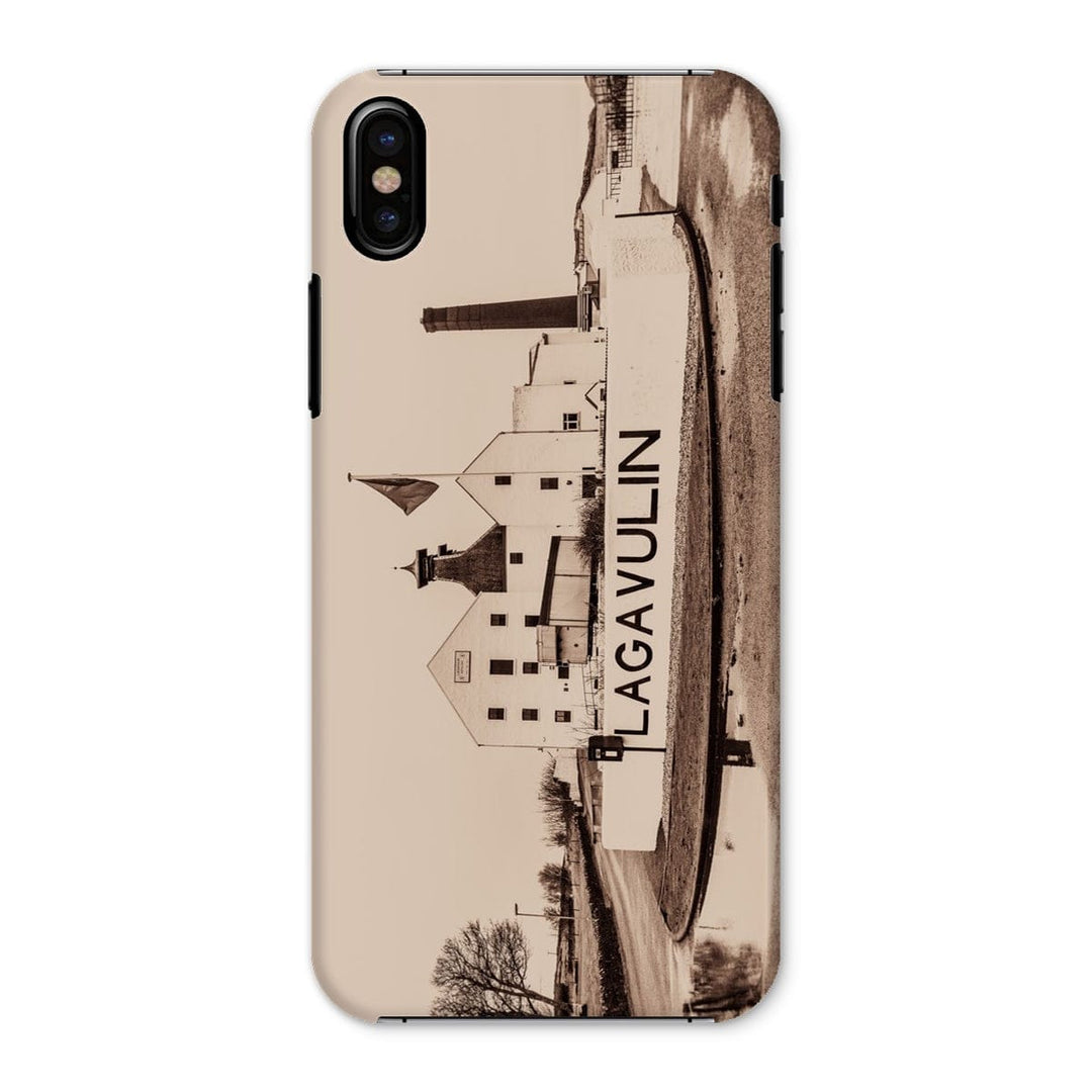 Lagavulin Distillery Sepia Toned Snap Phone Case iPhone X / Gloss by Wandering Spirits Global