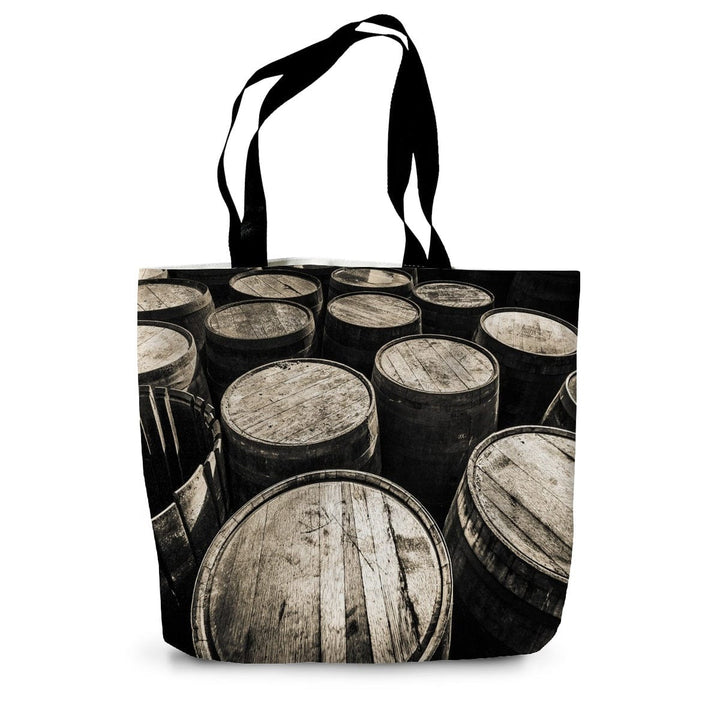 Dalmore Distillery Empty Casks  Canvas Tote Bag 14"x18.5" by Wandering Spirits Global