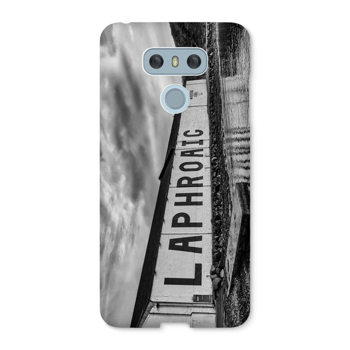Laphroaig Distillery Islay Black and White Snap Phone Case LG G6 / Gloss by Wandering Spirits Global