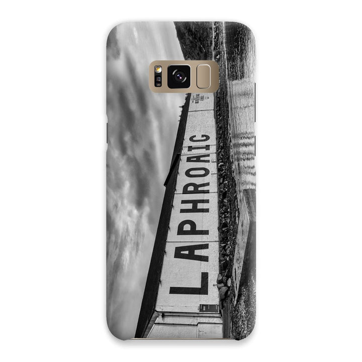 Laphroaig Distillery Islay Black and White Snap Phone Case Samsung Galaxy S8 / Gloss by Wandering Spirits Global