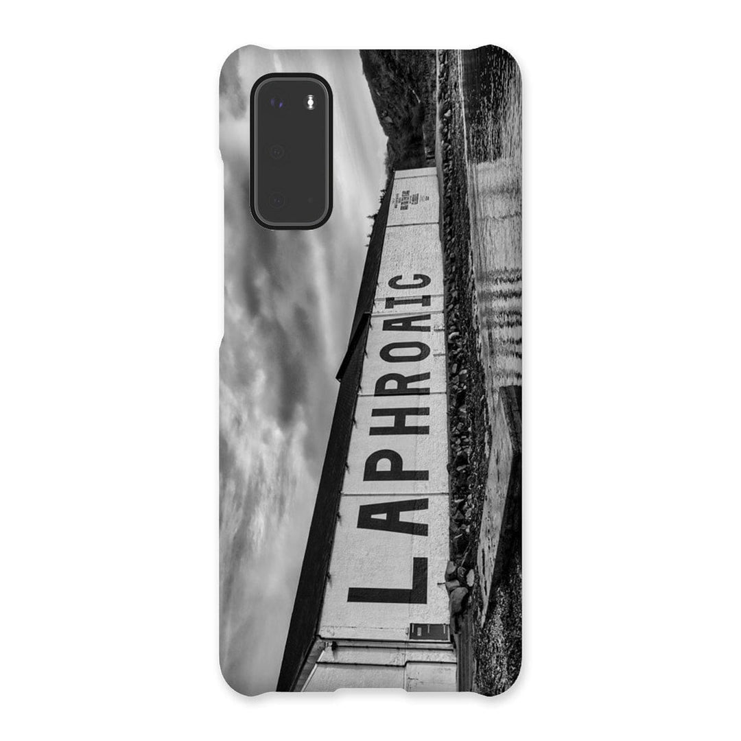 Laphroaig Distillery Islay Black and White Snap Phone Case Samsung Galaxy S20 / Gloss by Wandering Spirits Global
