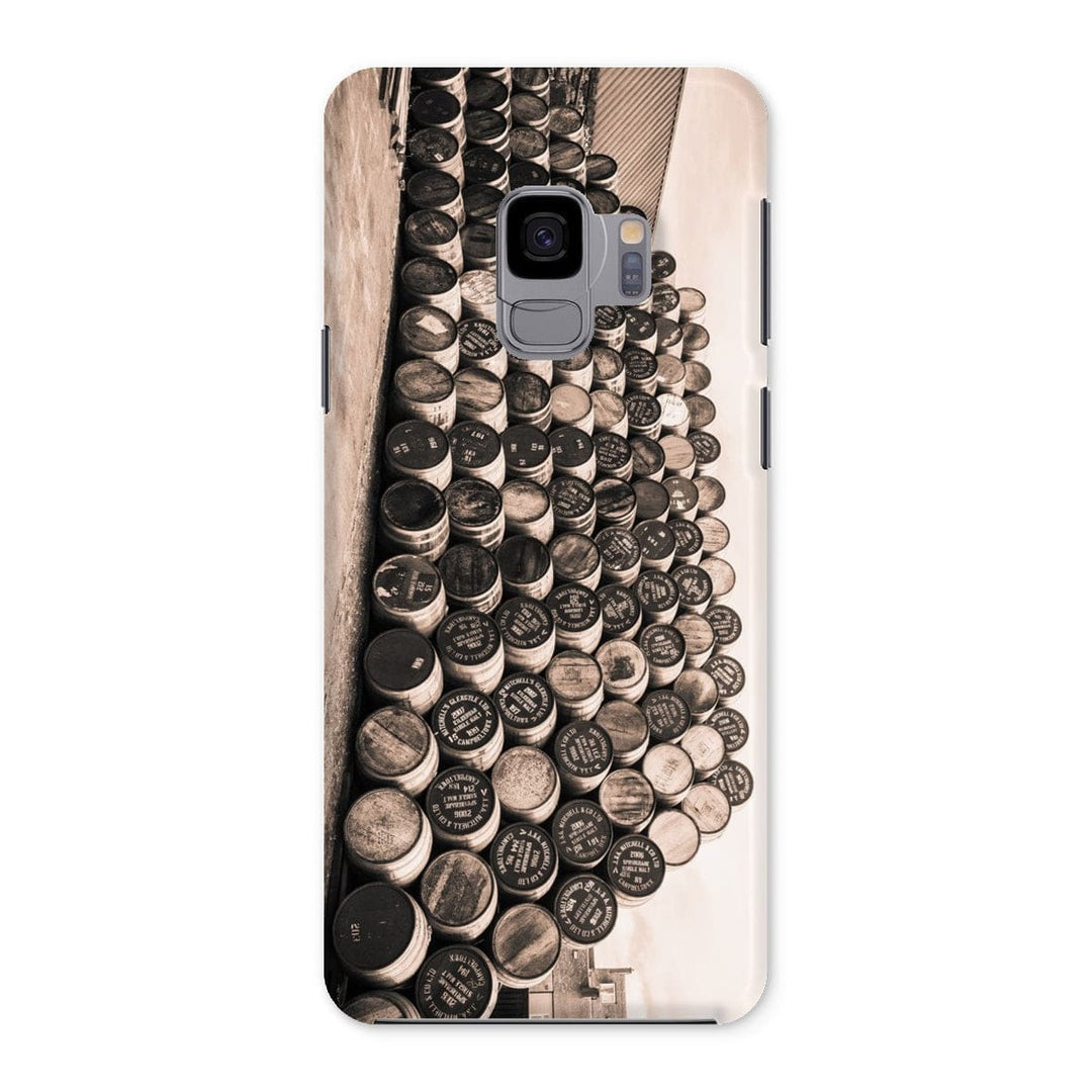 Empty Glengyle Casks Sepia Toned Snap Phone Case Samsung Galaxy S9 / Gloss by Wandering Spirits Global