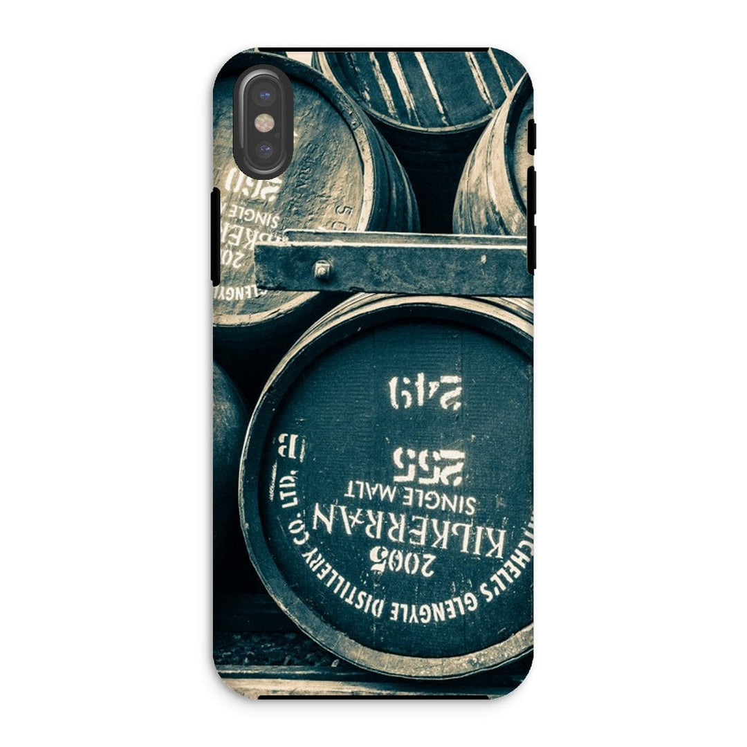 Kilkerran Casks Tough Phone Case iPhone XS / Gloss by Wandering Spirits Global