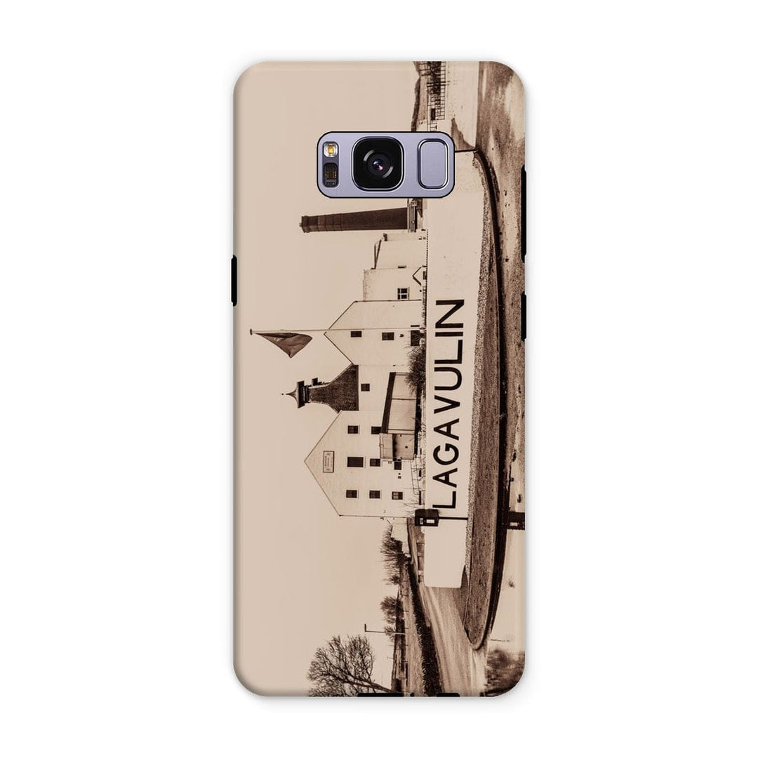 Lagavulin Distillery Sepia Toned Tough Phone Case Samsung Galaxy S8 Plus / Gloss by Wandering Spirits Global