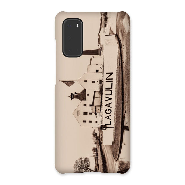 Lagavulin Distillery Sepia Toned Snap Phone Case Samsung Galaxy S20 / Gloss by Wandering Spirits Global