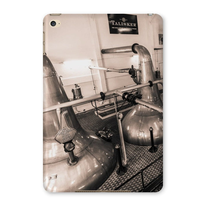 Low Wines and Wash Stills Talisker Golden Toned Tablet Cases iPad Mini 4 / Gloss by Wandering Spirits Global