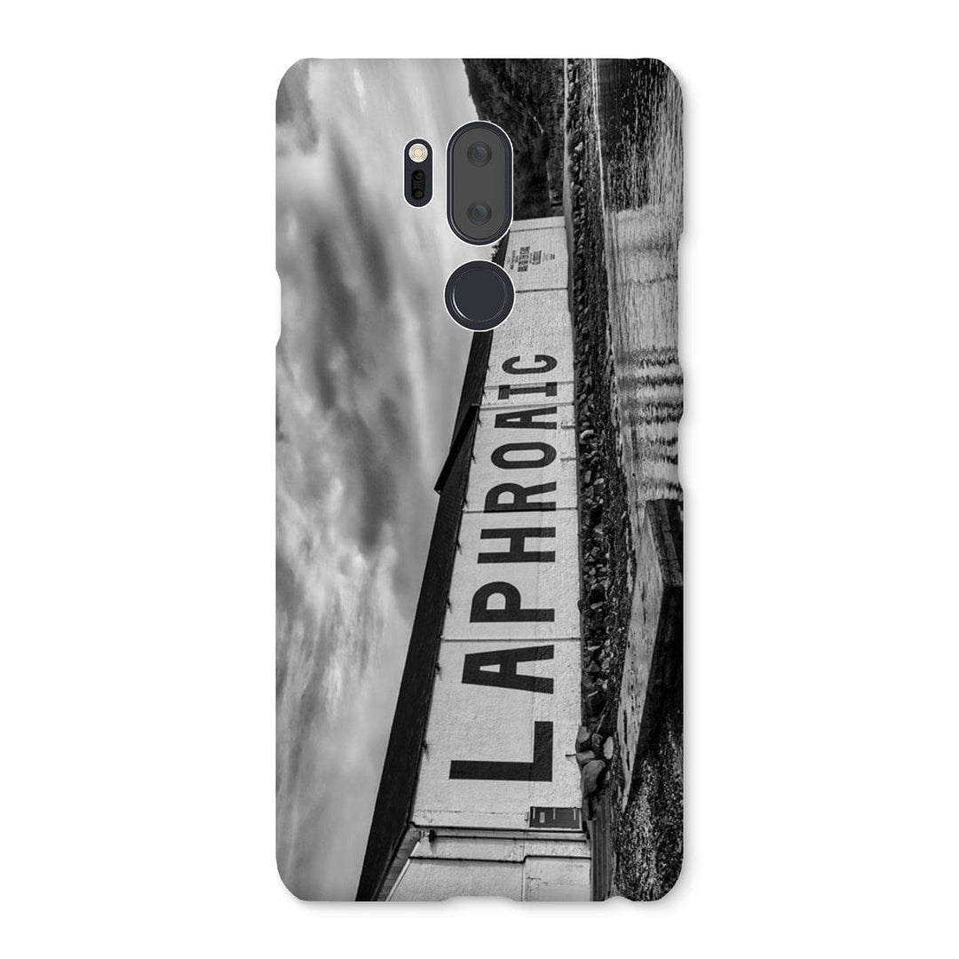 Laphroaig Distillery Islay Black and White Snap Phone Case LG G7 / Gloss by Wandering Spirits Global