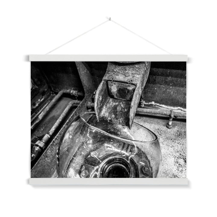 Low Wines Wash Still No 1 Black and White Fine Art Print with Hanger 24"x18" / White Frame by Wandering Spirits Global