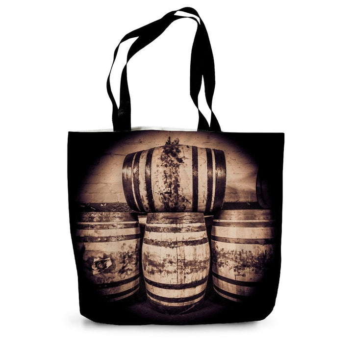 Octave Casks Bunnahabhain Distillery Canvas Tote Bag 14"x18.5" by Wandering Spirits Global