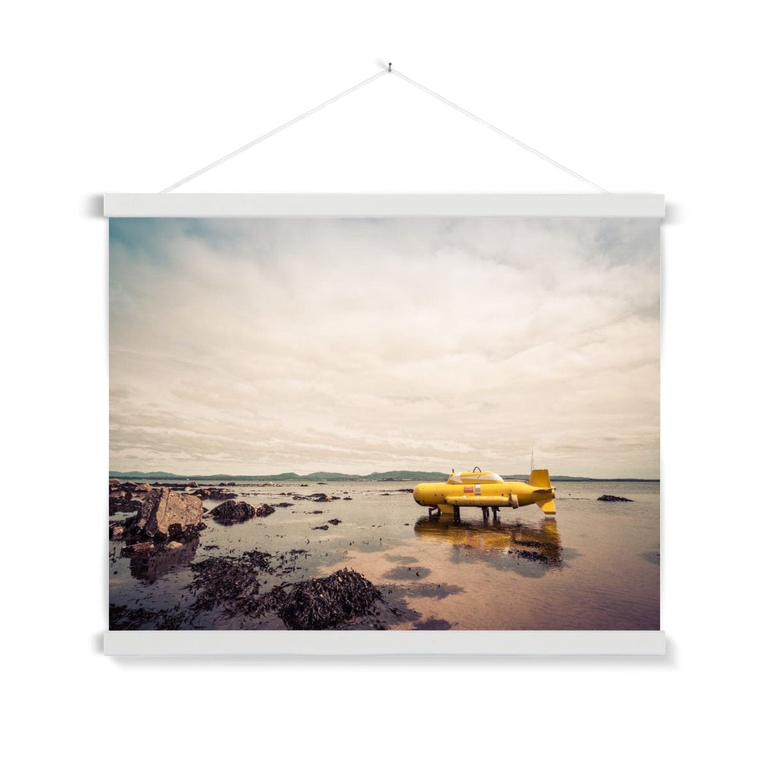 Bruichladdich Yellow Submarine Soft Colour Fine Art Print with Hanger 24"x18" / White Frame by Wandering Spirits Global