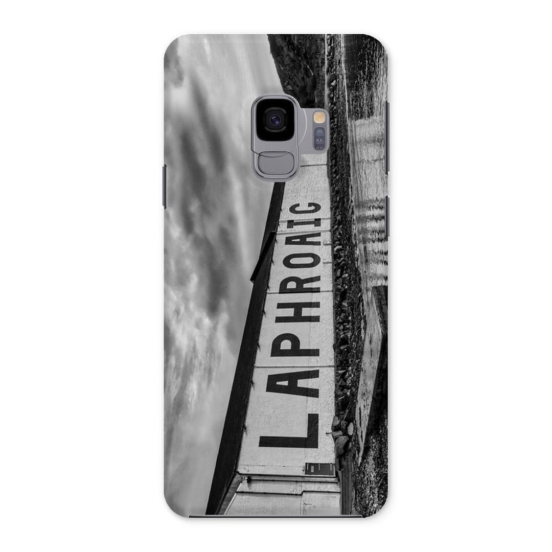Laphroaig Distillery Islay Black and White Snap Phone Case Samsung Galaxy S9 / Gloss by Wandering Spirits Global