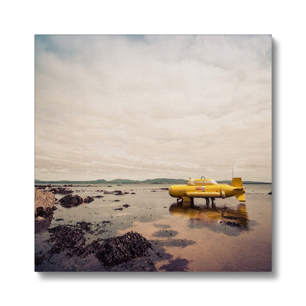 Bruichladdich Yellow Submarine Soft Colour Eco Canvas 16"x16" / White Wrap by Wandering Spirits Global