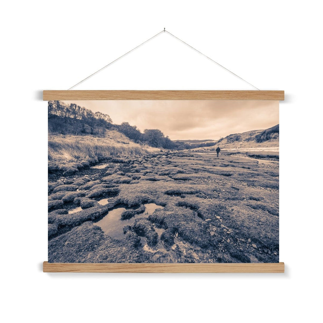 Margadale River Islay Fine Art Print with Hanger A2 Landscape / Natural Frame by Wandering Spirits Global