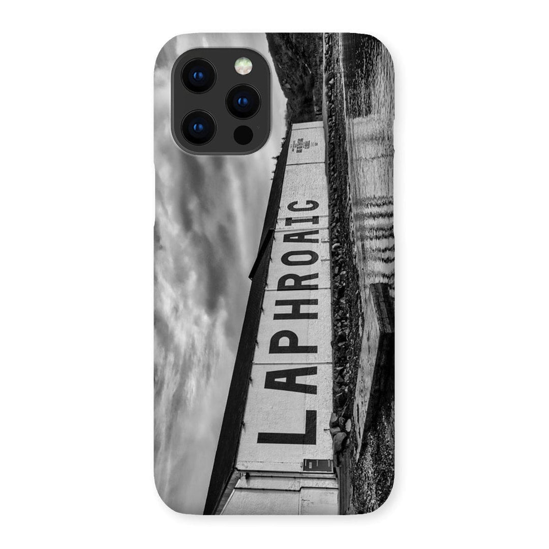 Laphroaig Distillery Islay Black and White Snap Phone Case iPhone 12 Pro Max / Gloss by Wandering Spirits Global