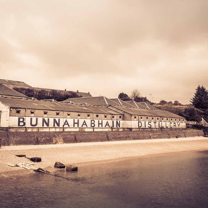 Bunnahabhain Distillery Soft Colour Photo Paper Poster by Wandering Spirits Global