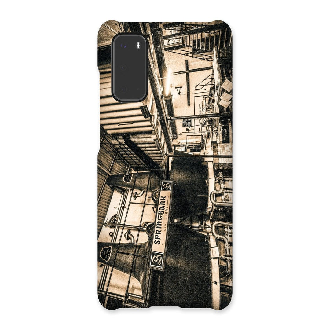 Springbank Distillery Black and White Snap Phone Case Samsung Galaxy S20 / Gloss by Wandering Spirits Global
