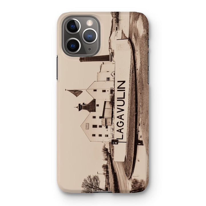 Lagavulin Distillery Sepia Toned Snap Phone Case iPhone 11 Pro / Gloss by Wandering Spirits Global