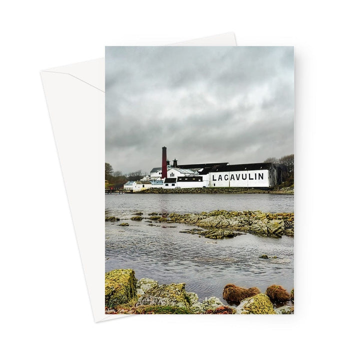 Lagavulin Distillery Soft Colour Greeting Card 5"x7" / 1 Card by Wandering Spirits Global