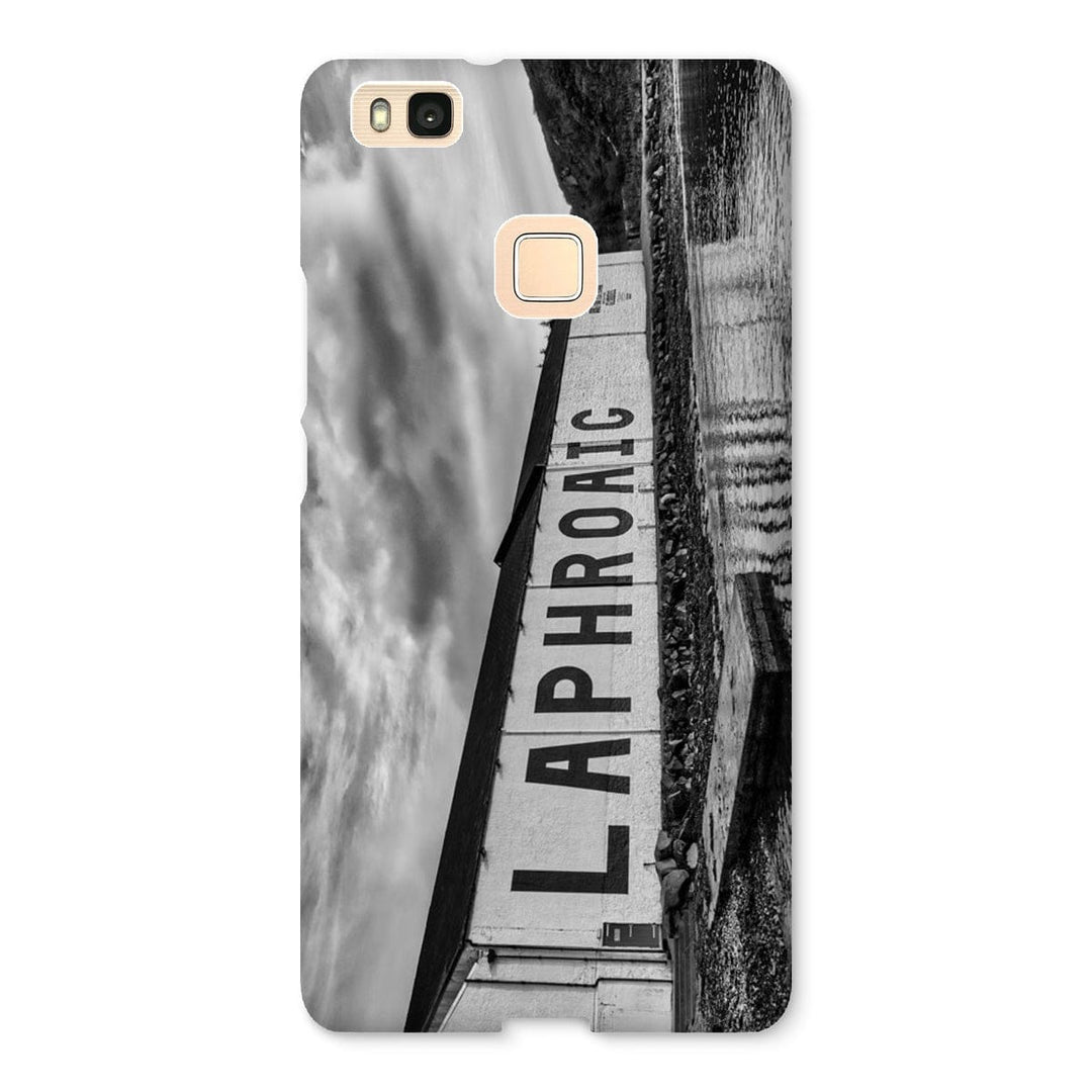 Laphroaig Distillery Islay Black and White Snap Phone Case Huawei P9 Lite / Gloss by Wandering Spirits Global