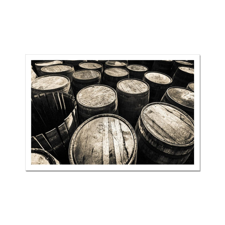 Dalmore Distillery Empty Casks  Hahnemühle Photo Rag Print 18"x12" by Wandering Spirits Global