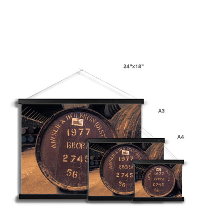 Brora 1977 Cask Fine Art Print with Hanger by Wandering Spirits Global