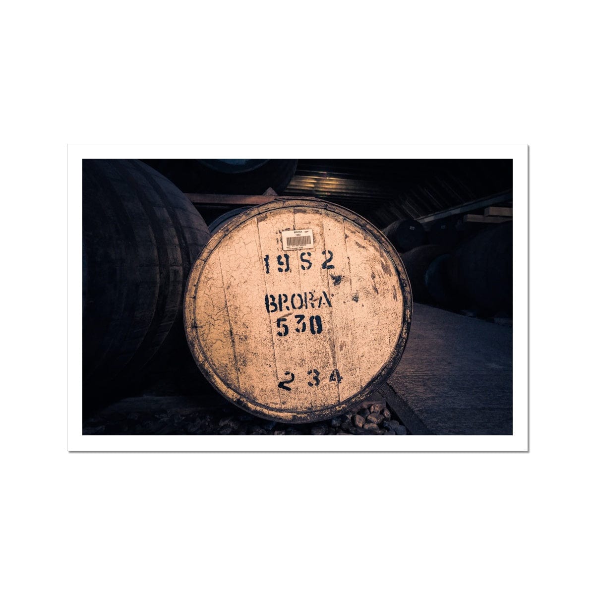 Brora 1982 Cask Hahnemühle Photo Rag Print 24"x16" by Wandering Spirits Global