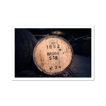 Brora 1982 Cask Hahnemühle Photo Rag Print 24"x16" by Wandering Spirits Global