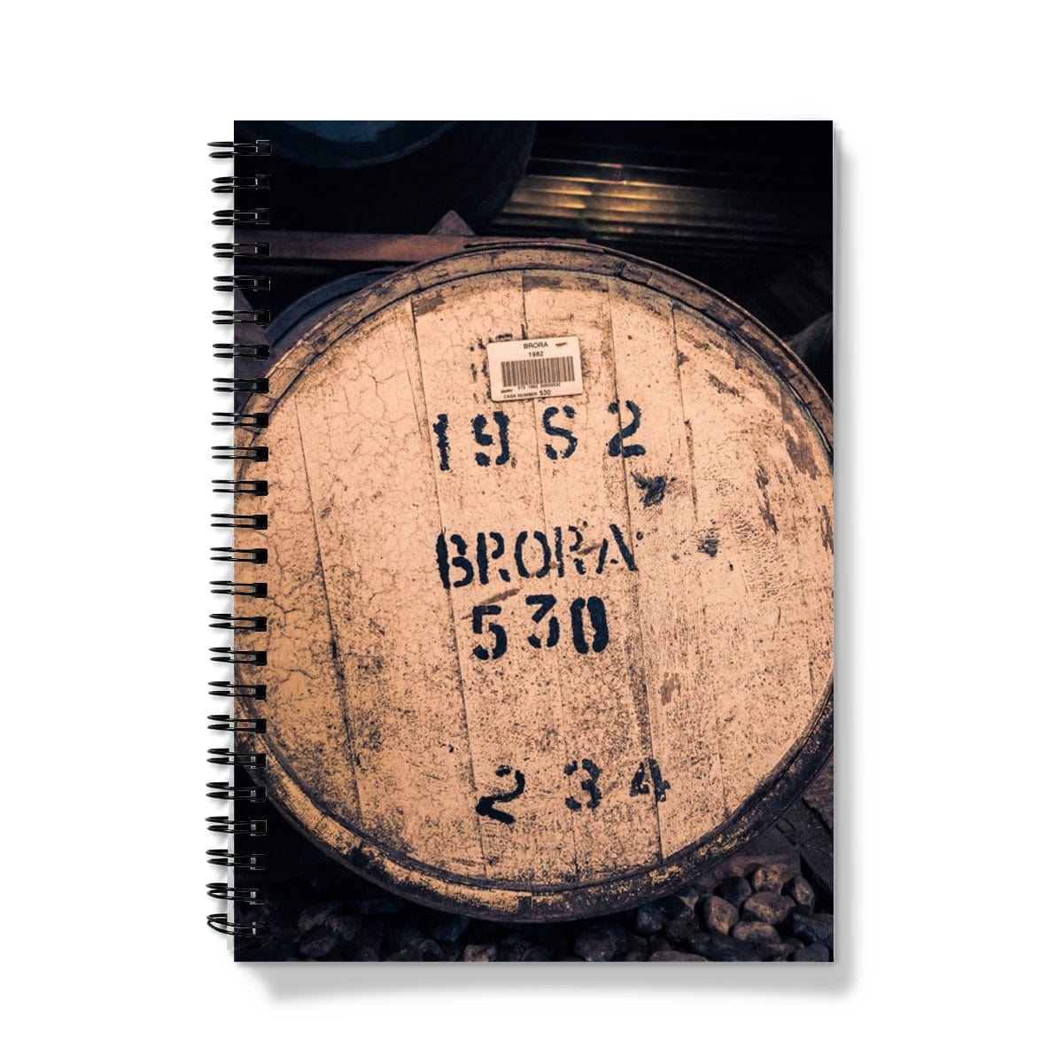 Brora 1982 Cask Notebook A5 / Graph by Wandering Spirits Global