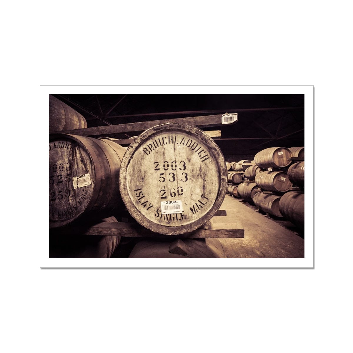 Bruichladdich 2003 Cask Soft Colour Hahnemühle Photo Rag Print 18"x12" by Wandering Spirits Global