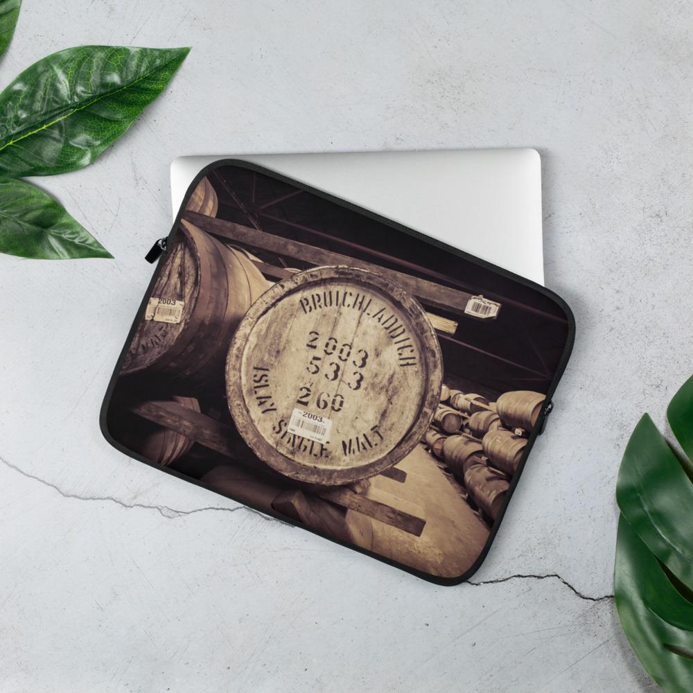 13 in Bruichladdich 2003 Cask Soft Colour Laptop Sleeve by Wandering Spirits Global