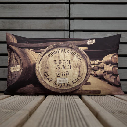 Bruichladdich 2003 Cask Soft Colour Premium Pillow by Wandering Spirits Global